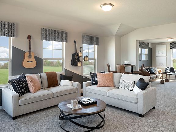 The open floorplan provides excellent entertaining.