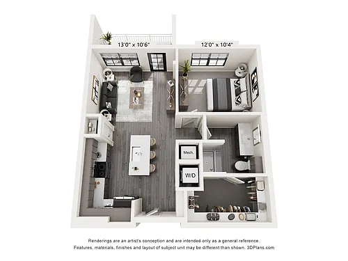 Floor plan Meridian