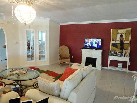 White Tile Throughout the Home