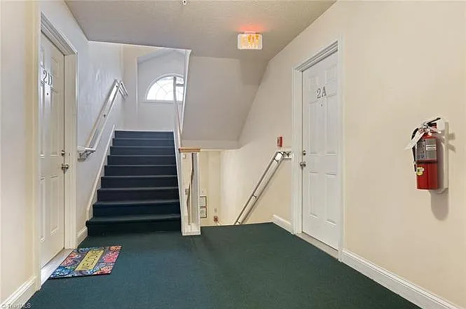 Second floor staircase
