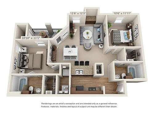 Floor plan B1-A