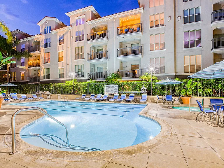 Resort style swimming pool