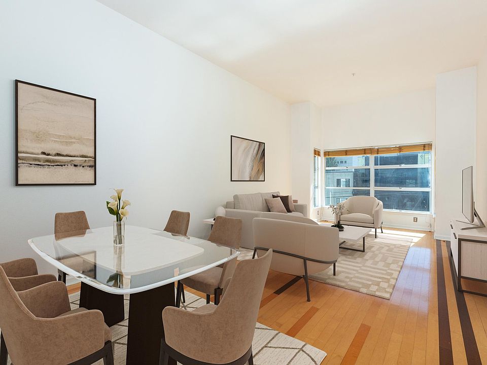 Dining/Living room facing window