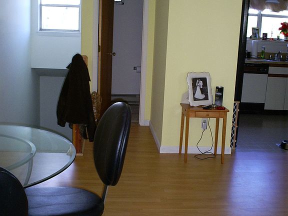 Dining area/New Laminate wood flooring