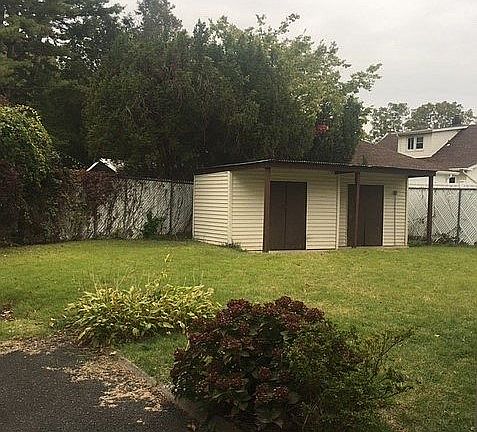 Back yard double-sized shed