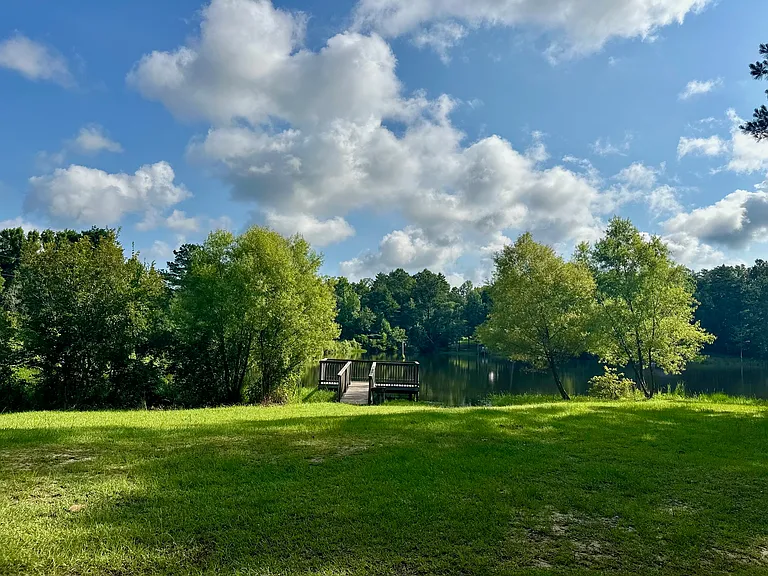 Dock and boat ramp