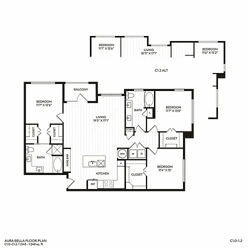 Floor plan C1