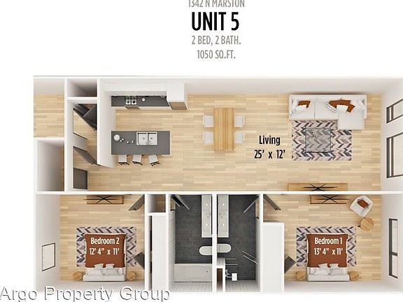 3rd image of 1342 N Marston St APT 5
