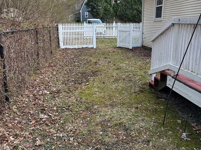 Deck off of Kitchen to Fenced in yard #1