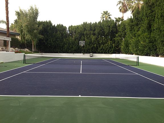 Tennis court and Basket ball