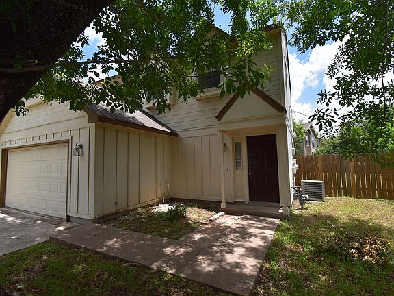 Cute two-story home with a two-car garage