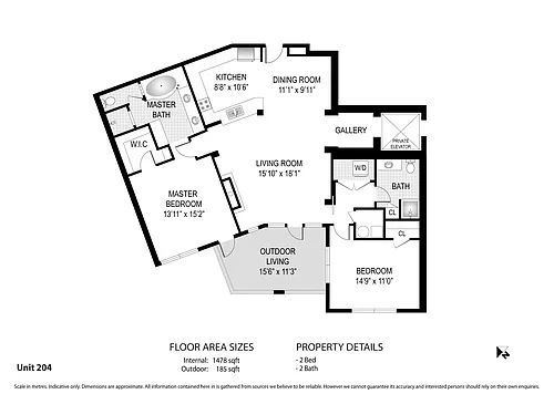 Floor plan 2x2c