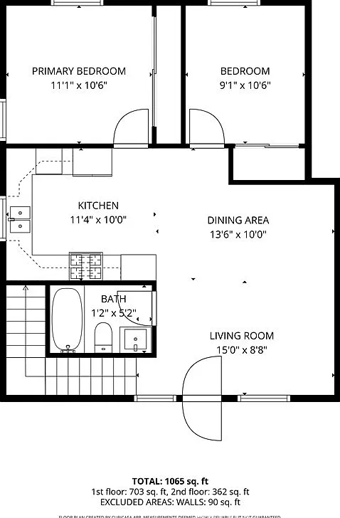 4 bed, 1300 sqft, $3,475 — Photo 3