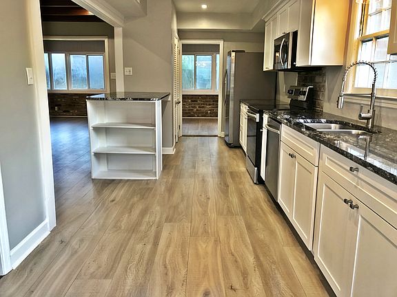 Kitchen off living room