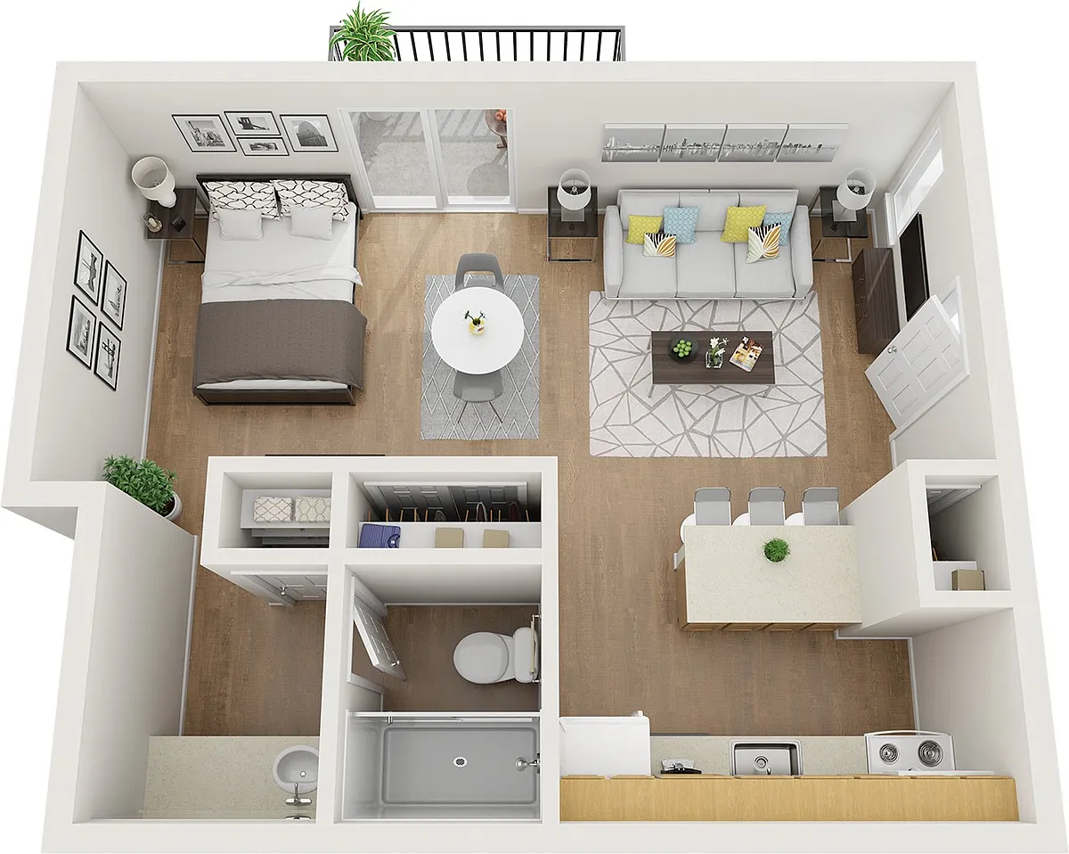 Floor plan STDIO