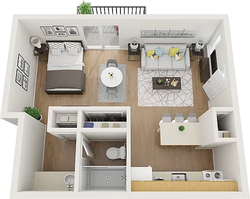 Floor plan STDIO