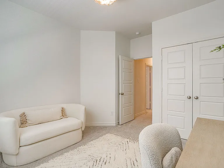 Bedroom #2 (full-sized with walk in closet) connected to full bathroom
