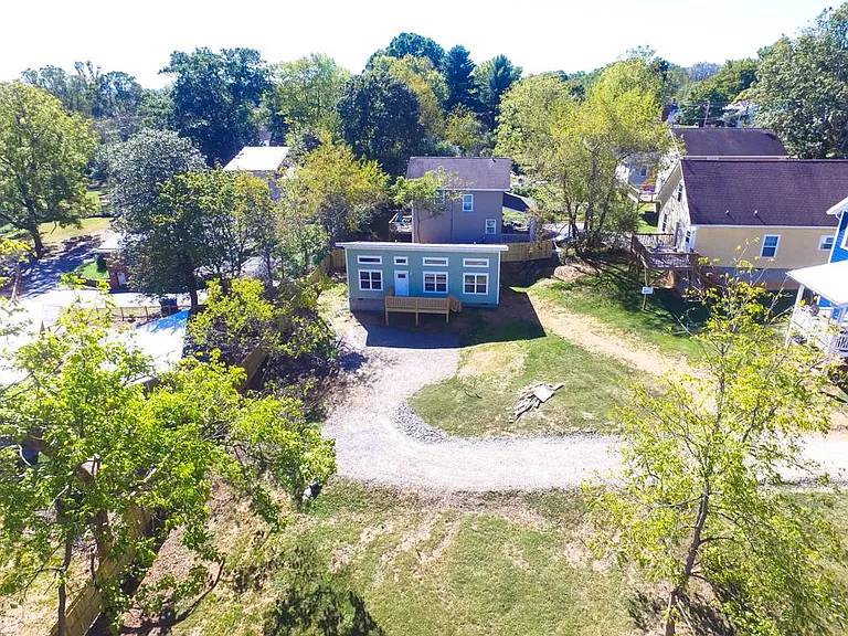 Aerial of Back Yard