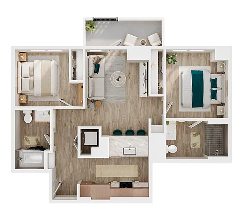 Floor plan B6