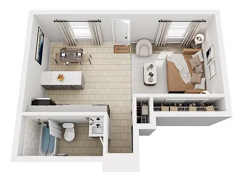 Floor plan Studio