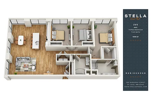 Floor plan Ivy | ACC