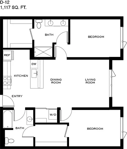 Floor plan B17