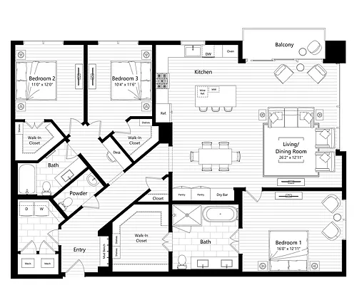 Floor plan C2