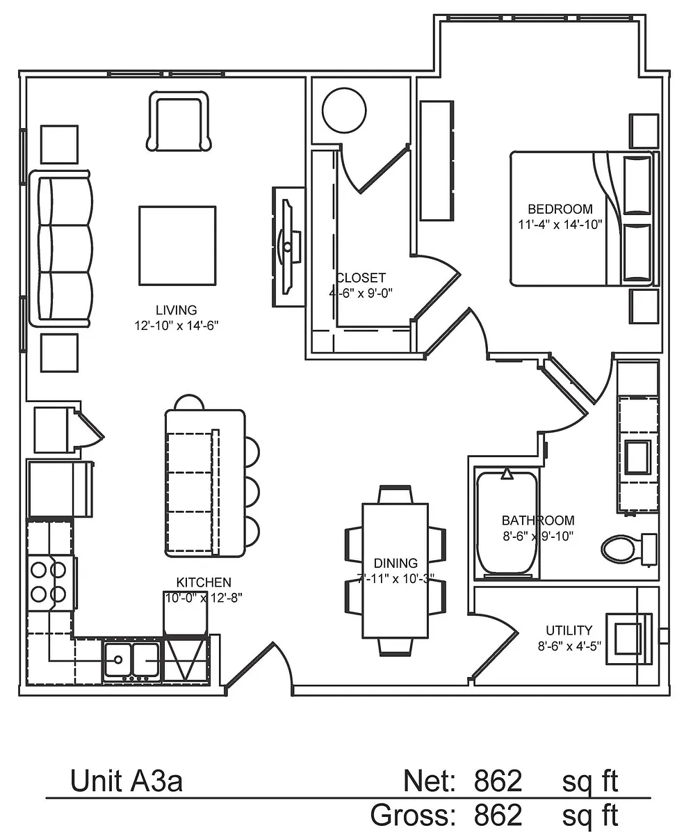 Floor plan A3a