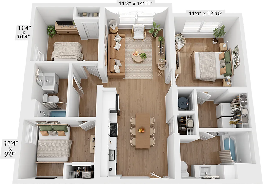 Floor plan C1H