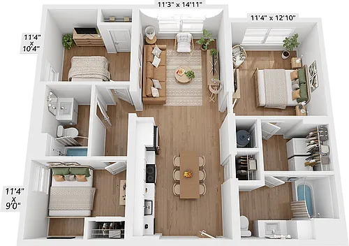 Floor plan C1H