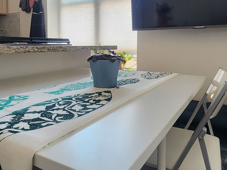 Kitchen and dining area