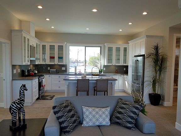 Living Room Kitchen View