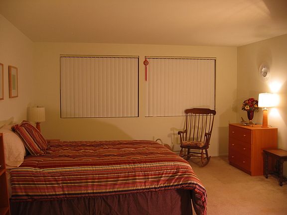 One of five bedrooms
