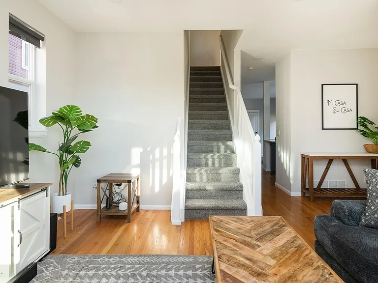 Stairs to second floor