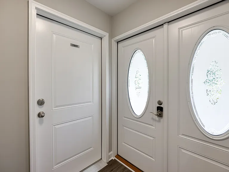 Main Entrance Foyer and the apartment front entrance