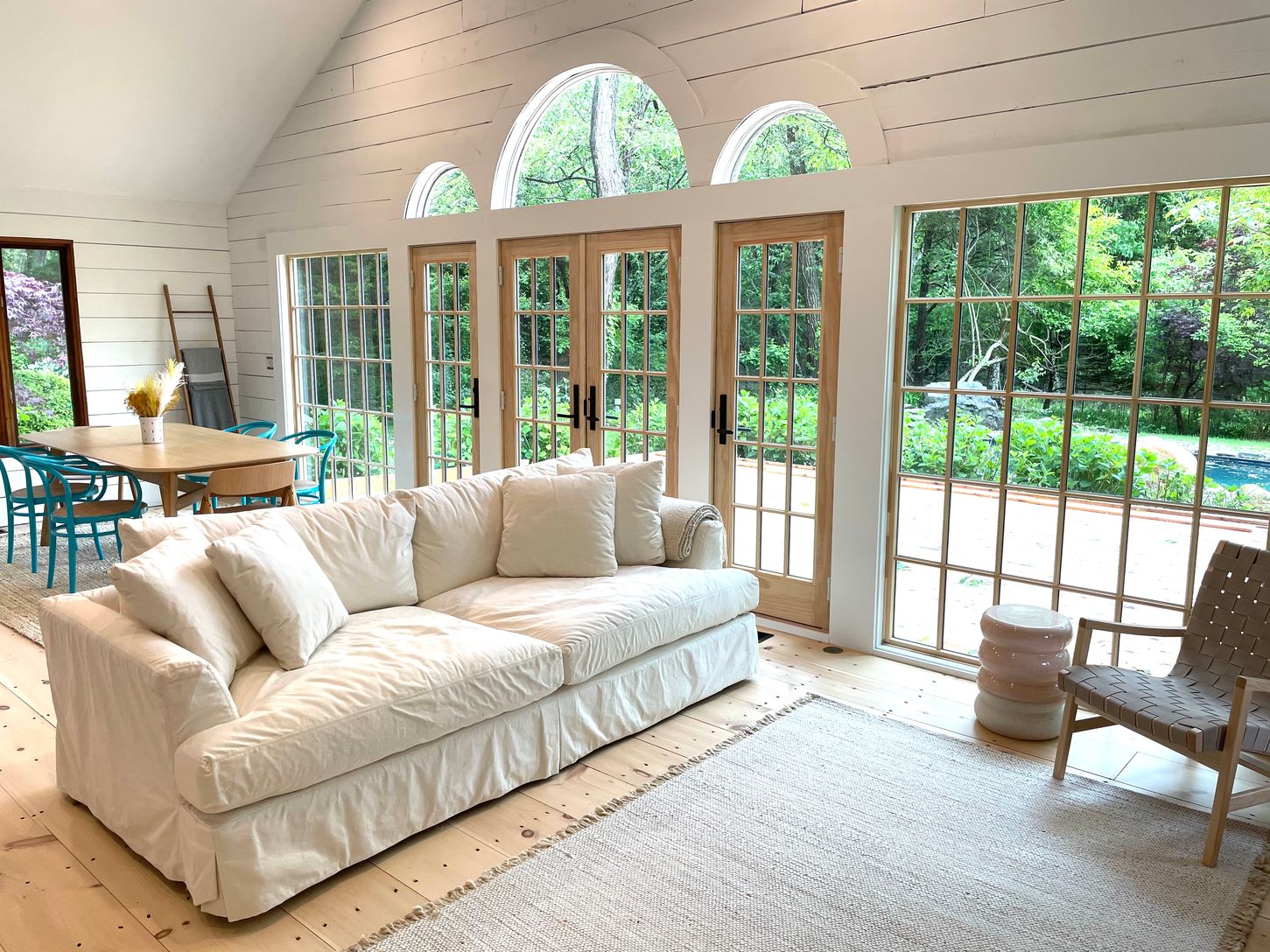  Living Room with ABC Home Couch and Design Within Reach Chair