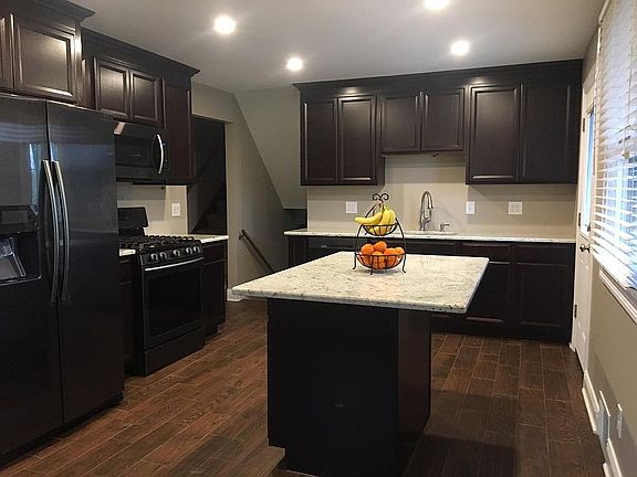 Renovated kitchen with deck access!