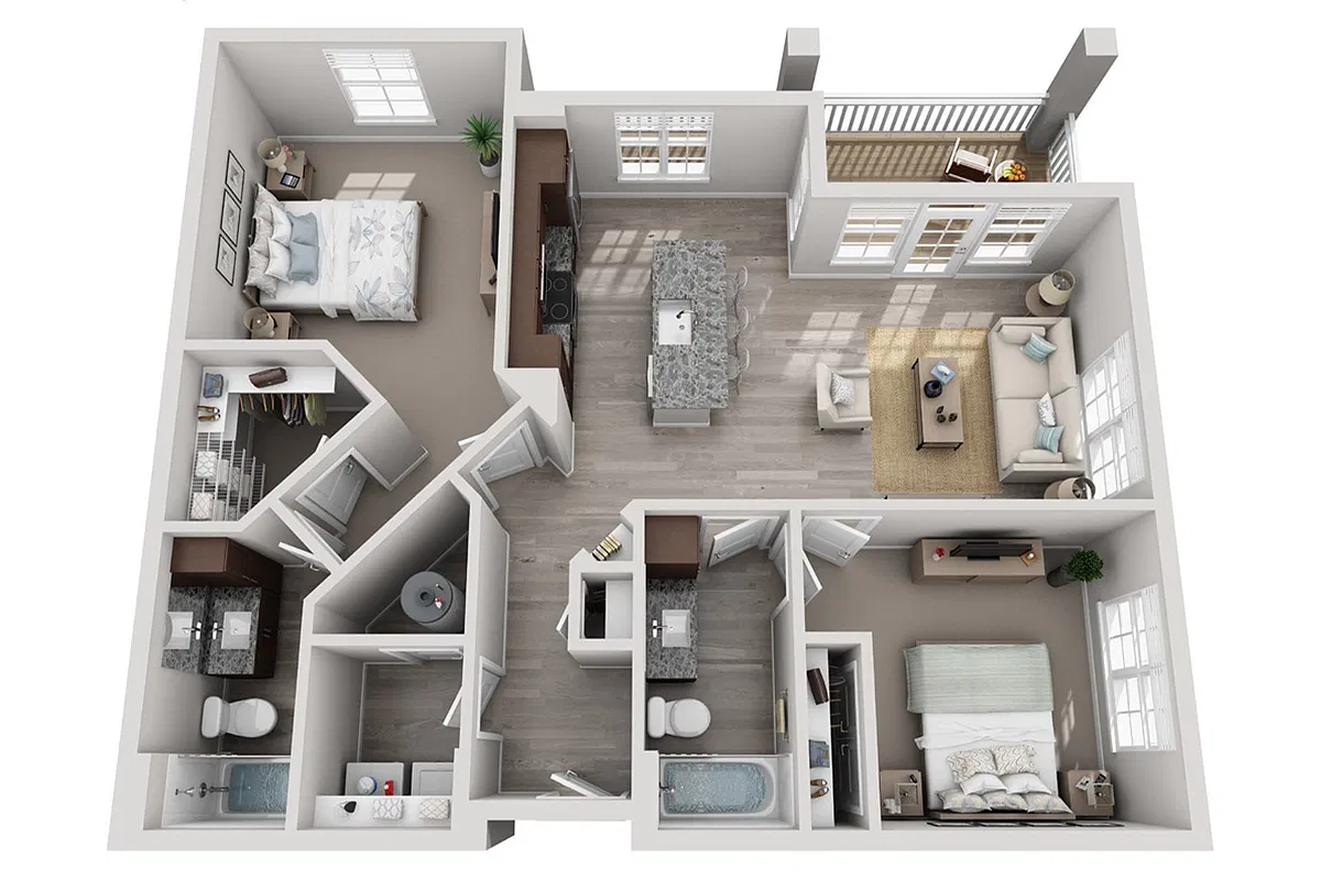 Floor plan B2