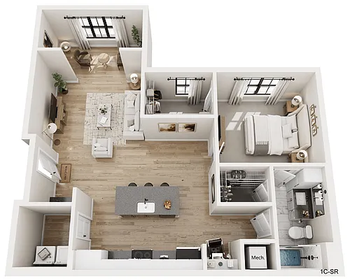 Floor plan 1CS