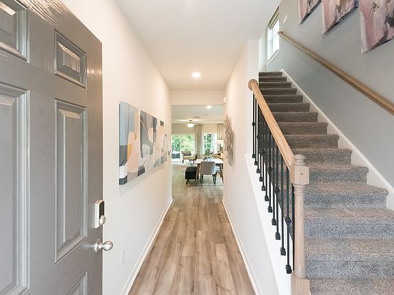 Paisley floorplan modeled at Parc Terrace in Holly Springs, GA.