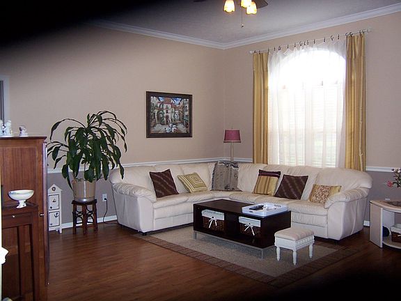 living room with wood flooring