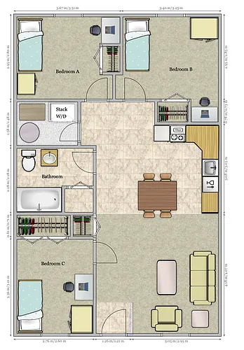 Floor plan 1610-12 Broadway - 1612 B_B