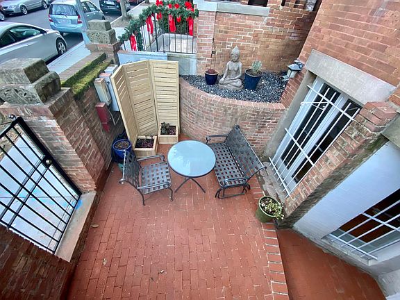 Private, gated patio