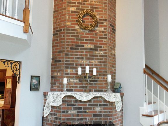 Cathedral fire place 