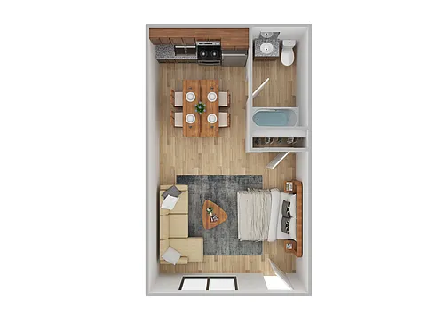 Floor plan Studio