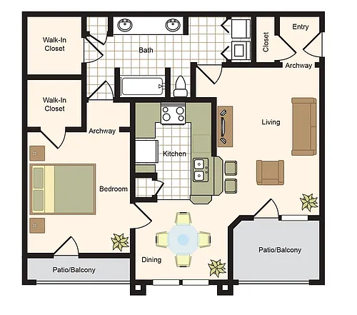 Floor plan A