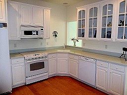 Built in cabinets and counter space. Pantry and wood floors  WoW