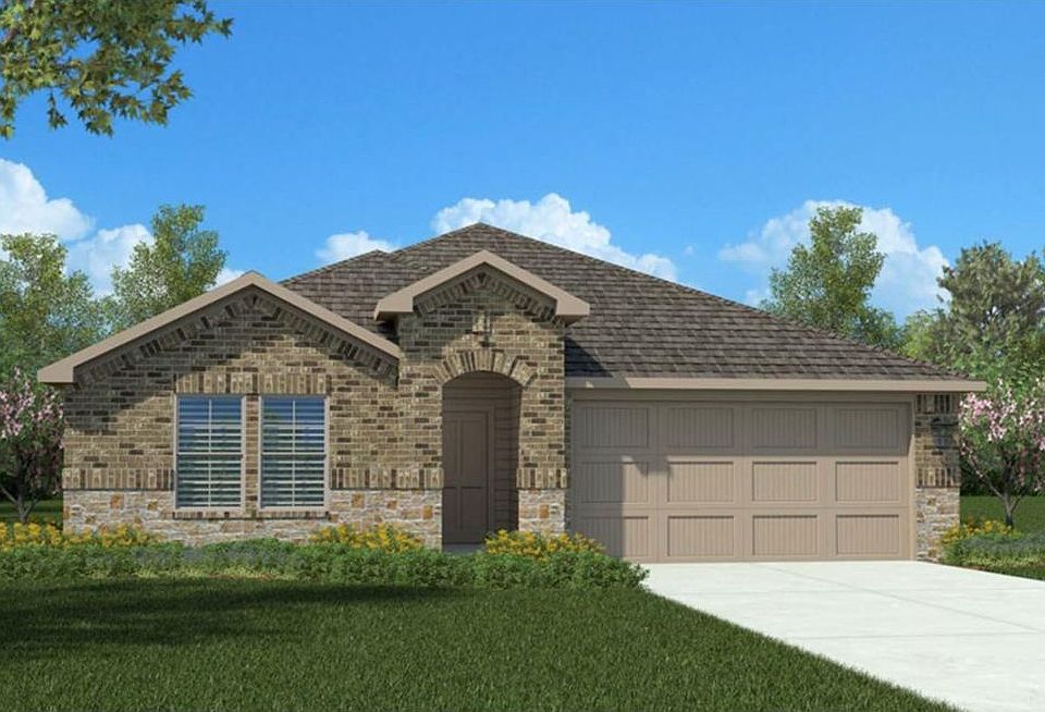 D.R. Horton's Express Homes The Glendale Floorplan Elevation B