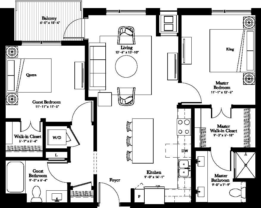 Floor plan Valerian (B1.1)