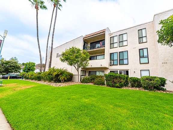 West side entrance to secured parking